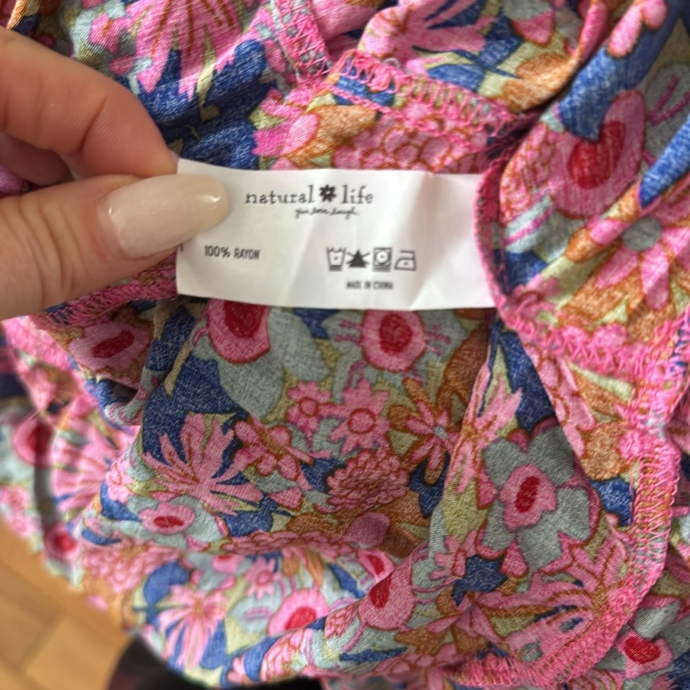 NATURAL LIFE Floral Pink Maxi Dress - Picture 5 of 5